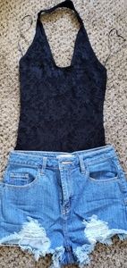 One pc sexy top and short